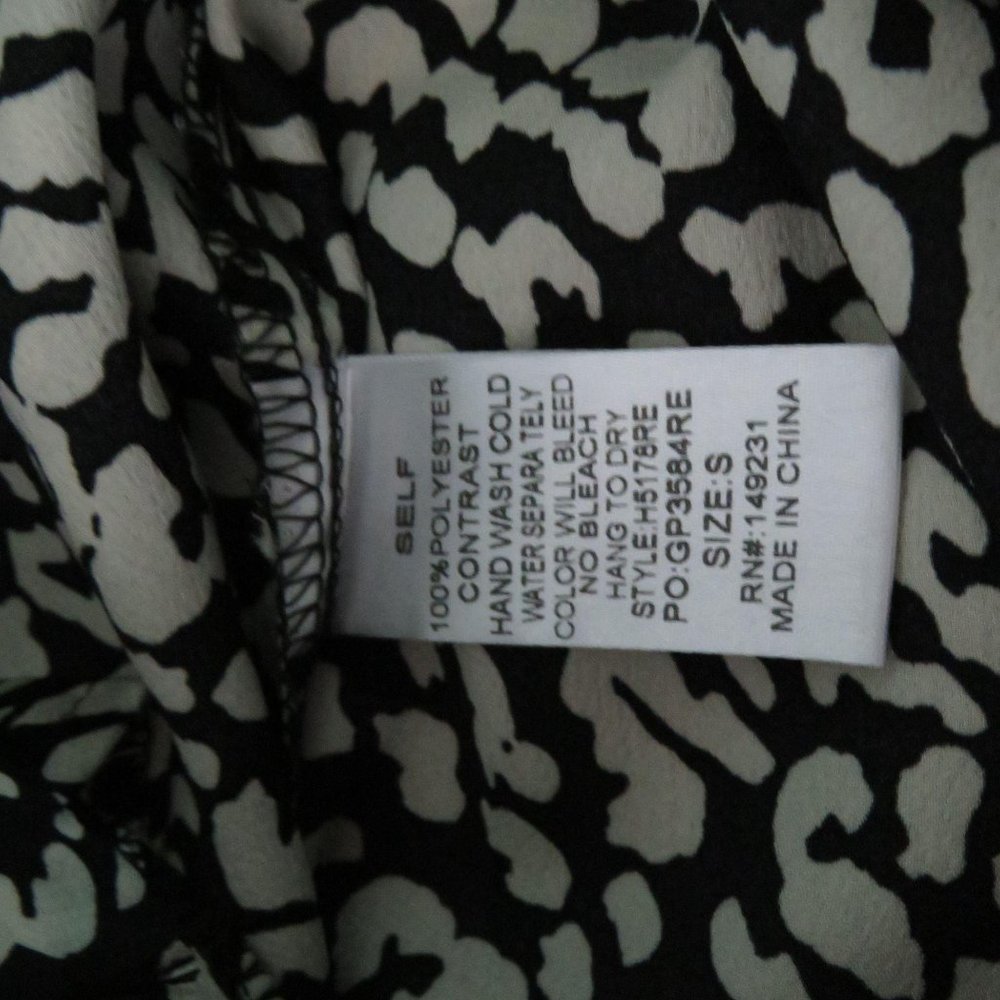 Kori America Silky Cheetah Spots Bomber Sz Sm - Picture 7 of 7
